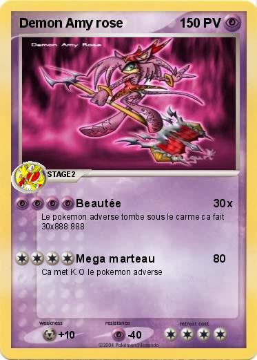Pokemon Demon Amy rose