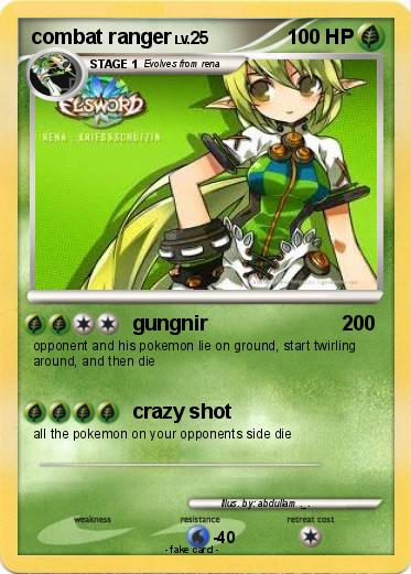 Pokemon combat ranger