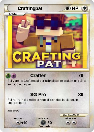 Pokemon Craftingpat