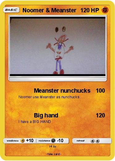 Pokemon Noomer & Meanster