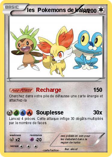 Pokemon les  Pokemons de kalos