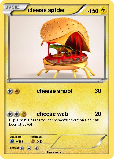 Pokemon cheese spider