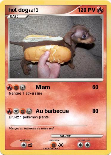 Pokemon hot dog