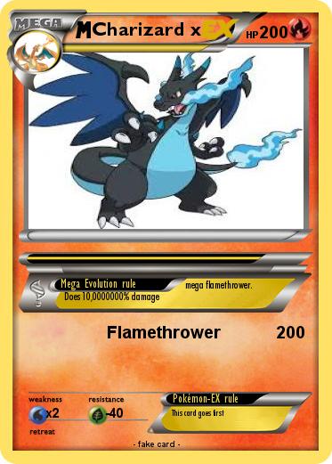 Pokemon Charizard x