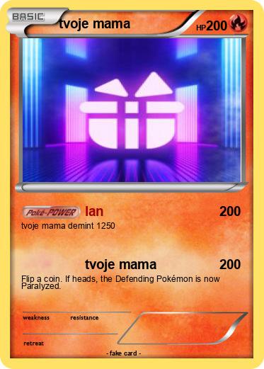 Pokemon tvoje mama