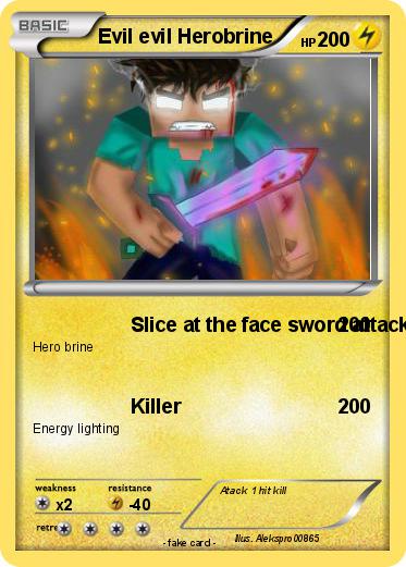 Pokemon Evil evil Herobrine