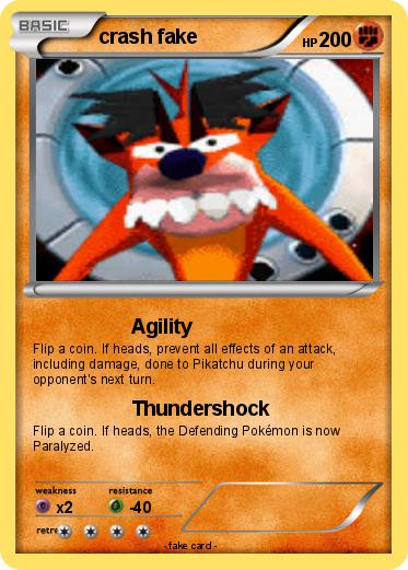 Pokemon crash fake
