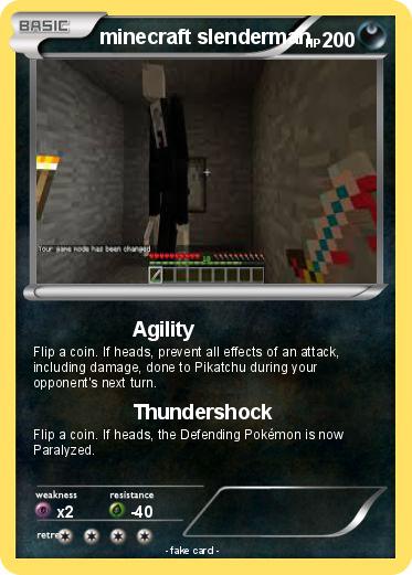 Pokemon minecraft slenderman