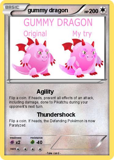 Pokemon gummy dragon