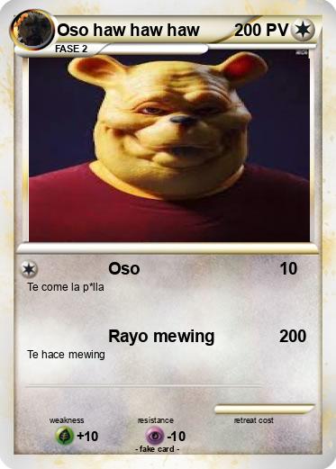 Pokemon Oso haw haw haw