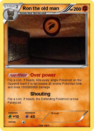 Pokemon Ron the old man