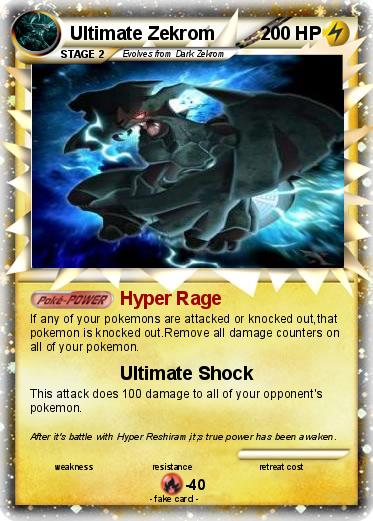 Pokemon Ultimate Zekrom