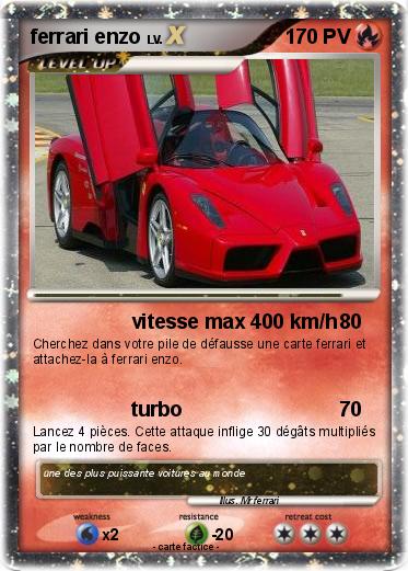 Pokemon ferrari enzo