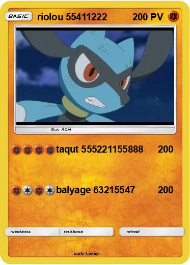 Pokemon riolou 55411222