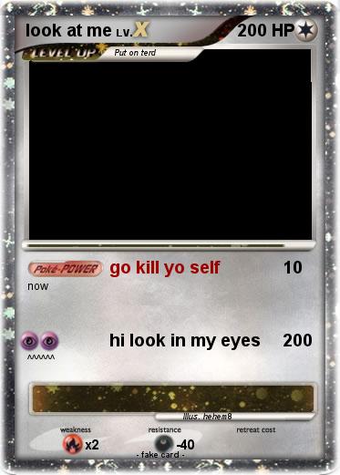 Pokemon look at me