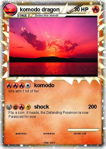 Pokemon komodo dragon