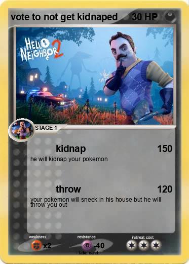 Pokemon vote to not get kidnaped