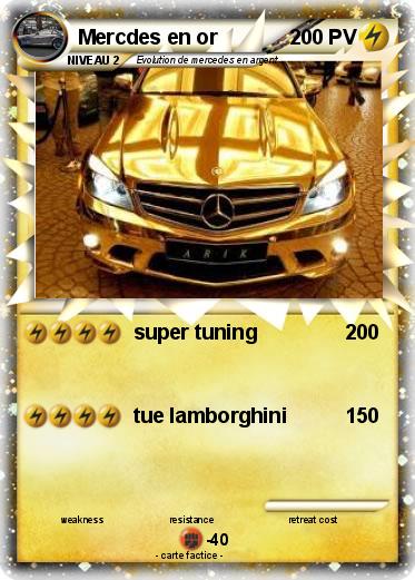 Pokemon Mercdes en or