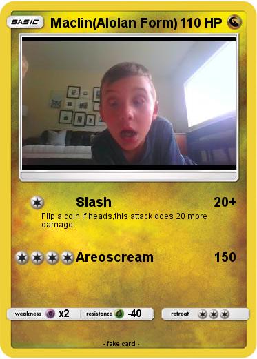 Pokemon Maclin(Alolan Form)