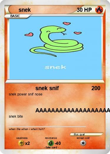Pokemon snek