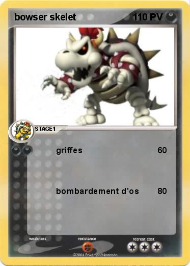 Pokemon bowser skelet