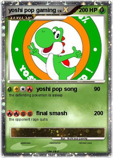 Pokemon yoshi pop gaming