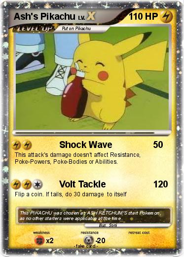 Pokemon Ash's Pikachu