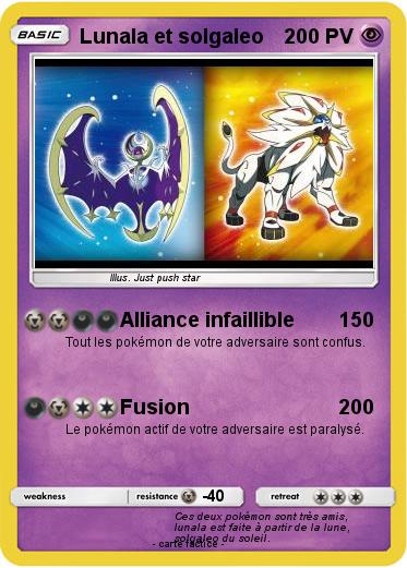 Pokemon Lunala et solgaleo