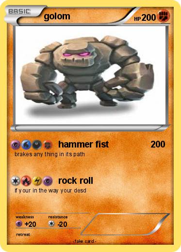 Pokemon golom