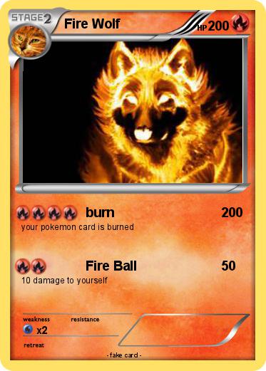Pokemon Fire Wolf