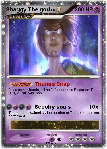 Pokemon Shaggy The god