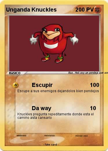 Pokemon Unganda Knuckles