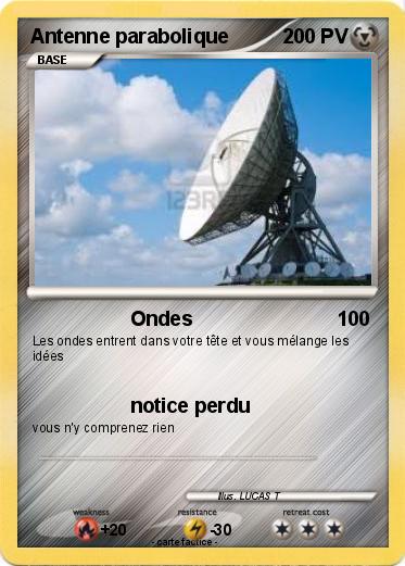 Pokemon Antenne parabolique