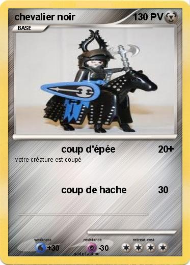 Pokemon chevalier noir