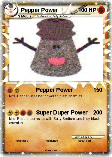 Pokemon Pepper Power