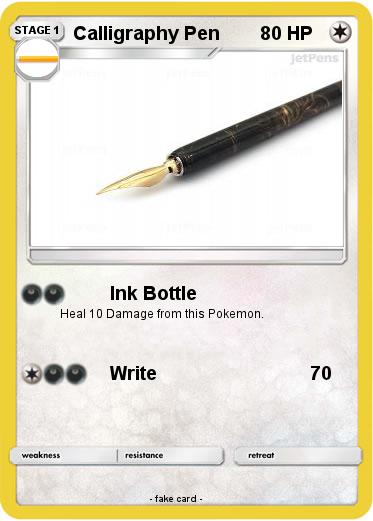 Pokemon Calligraphy Pen