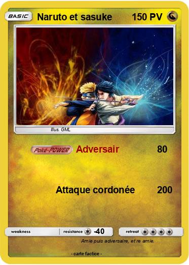 Pokemon Naruto et sasuke
