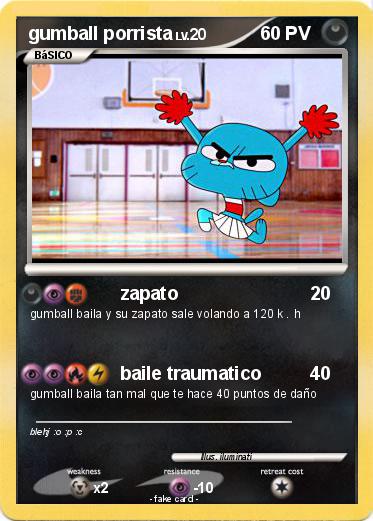 Pokemon gumball porrista