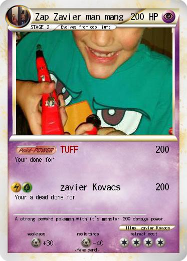 Pokemon Zap Zavier man mang