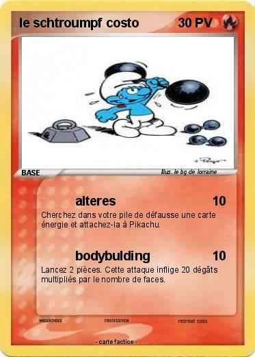 Pokemon le schtroumpf costo