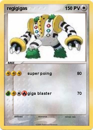 Pokemon regigigas