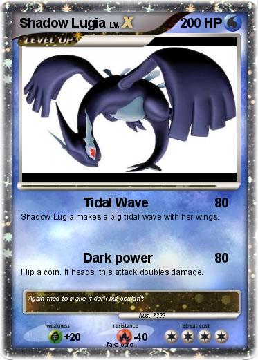 Pokemon Shadow Lugia