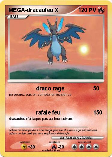 Pokemon MEGA-dracaufeu X