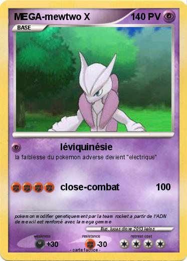 Pokemon MEGA-mewtwo X