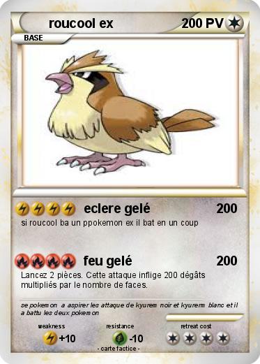 Pokemon roucool ex