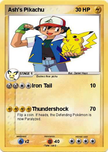 Pokemon Ash's Pikachu