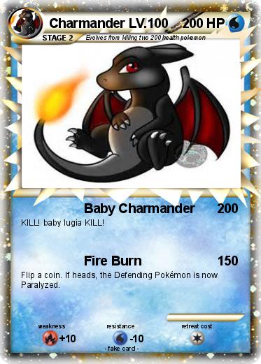 Pokemon Charmander LV.100