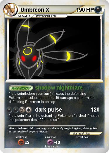 Pokemon Umbreon X