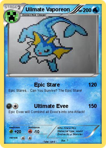 Pokemon Ulimate Vaporeon