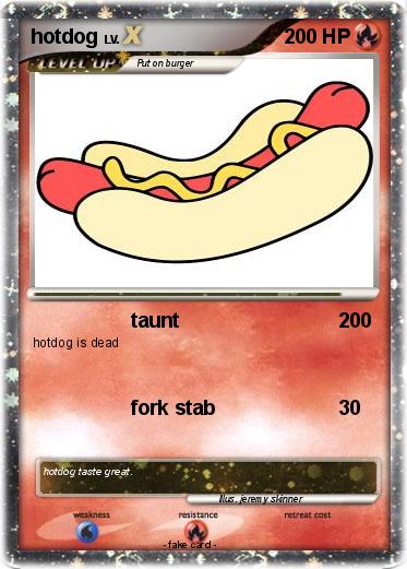 Pokemon hotdog